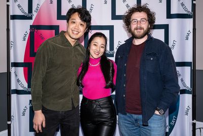 (L-R) Yung-Hung Sung, Suzu Sakai and Cameron Waitkun     Photo