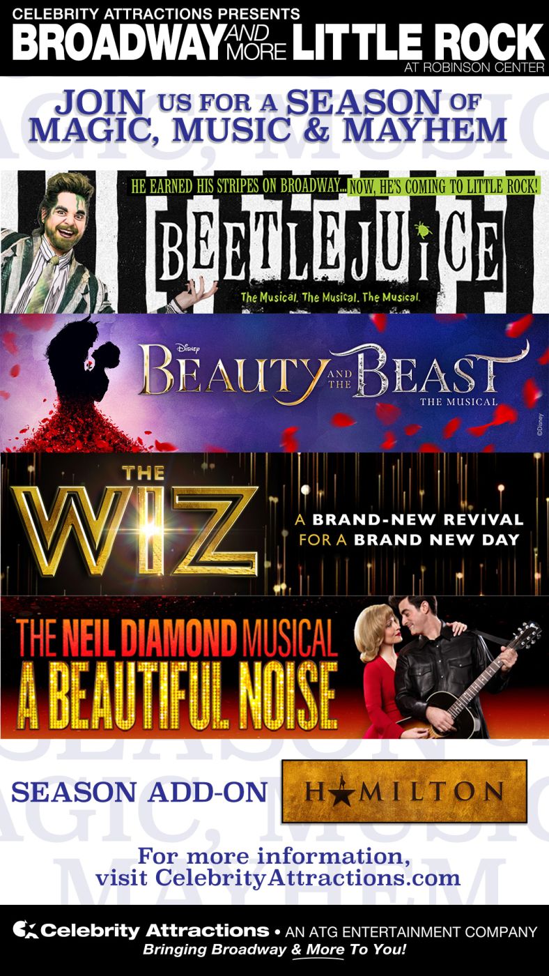 Celebrity Attractions 2026-2027 Broadway Season Set For Robinson Center in Little Rock  Image