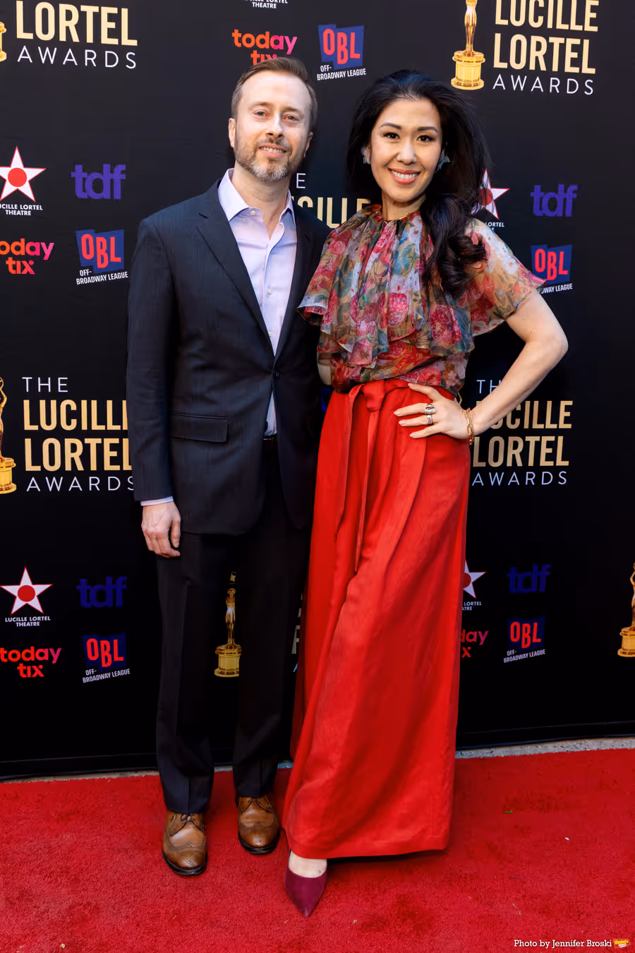 Photos: Ben Platt, Noah Galvin, Kara Young and More on the 2026 Lucille Lortel Awards Red Carpet Image