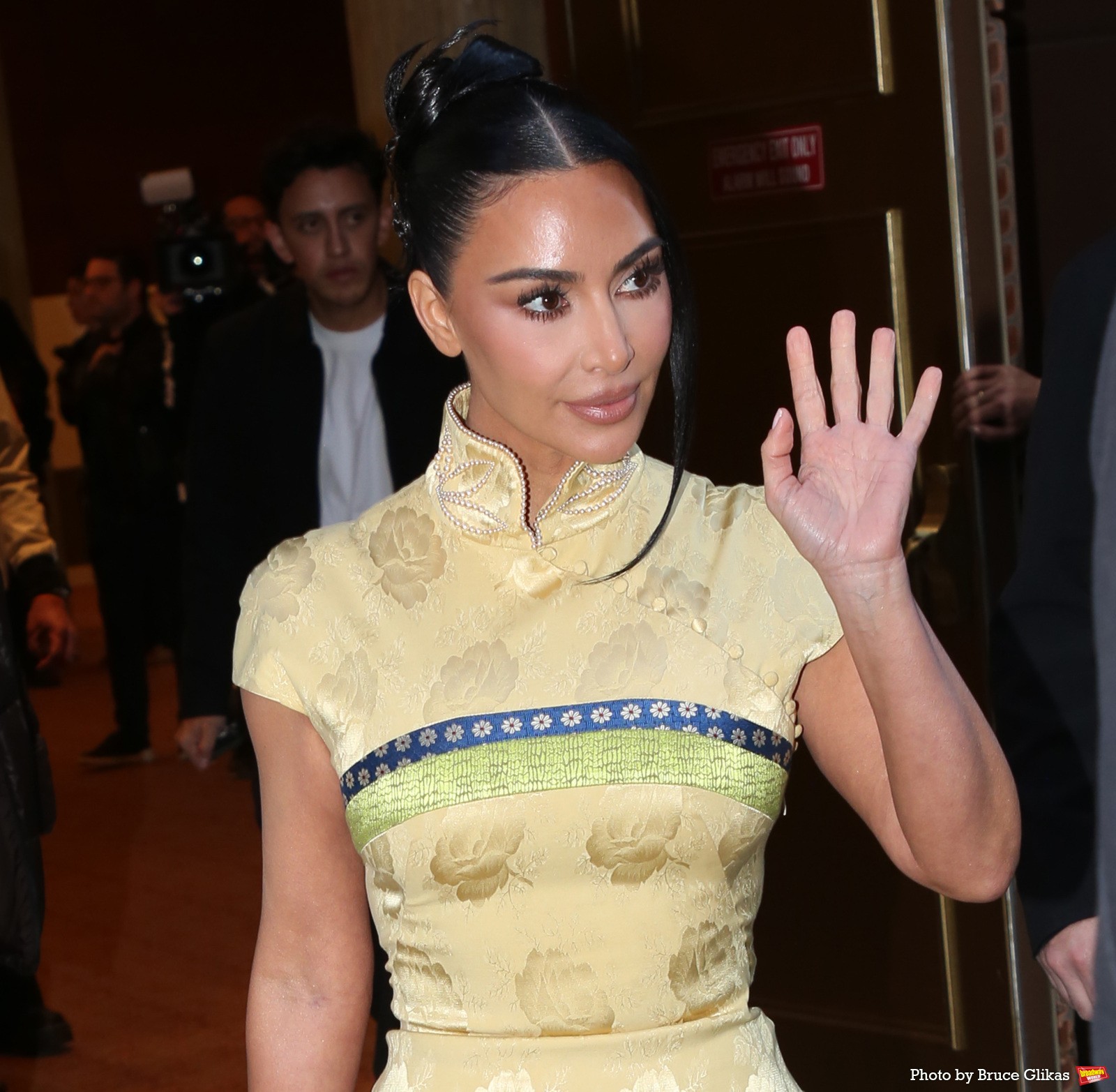 Photos: Kim Kardashian Visits THE FEAR OF 13 on Broadway — photo 1 of 10