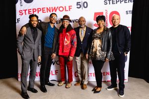The cast of Windfall includes ensemble members Jon Michael Hill and Namir Smallwood,  Photo