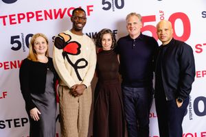 Executive Director E. Brooke Flanagan, playwright/ensemble member Tarell Alvin McCran Photo