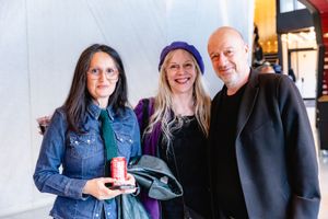 Bisa Peyankov, Suzanne Petri and ensemble member Yasen Peyankov Photo