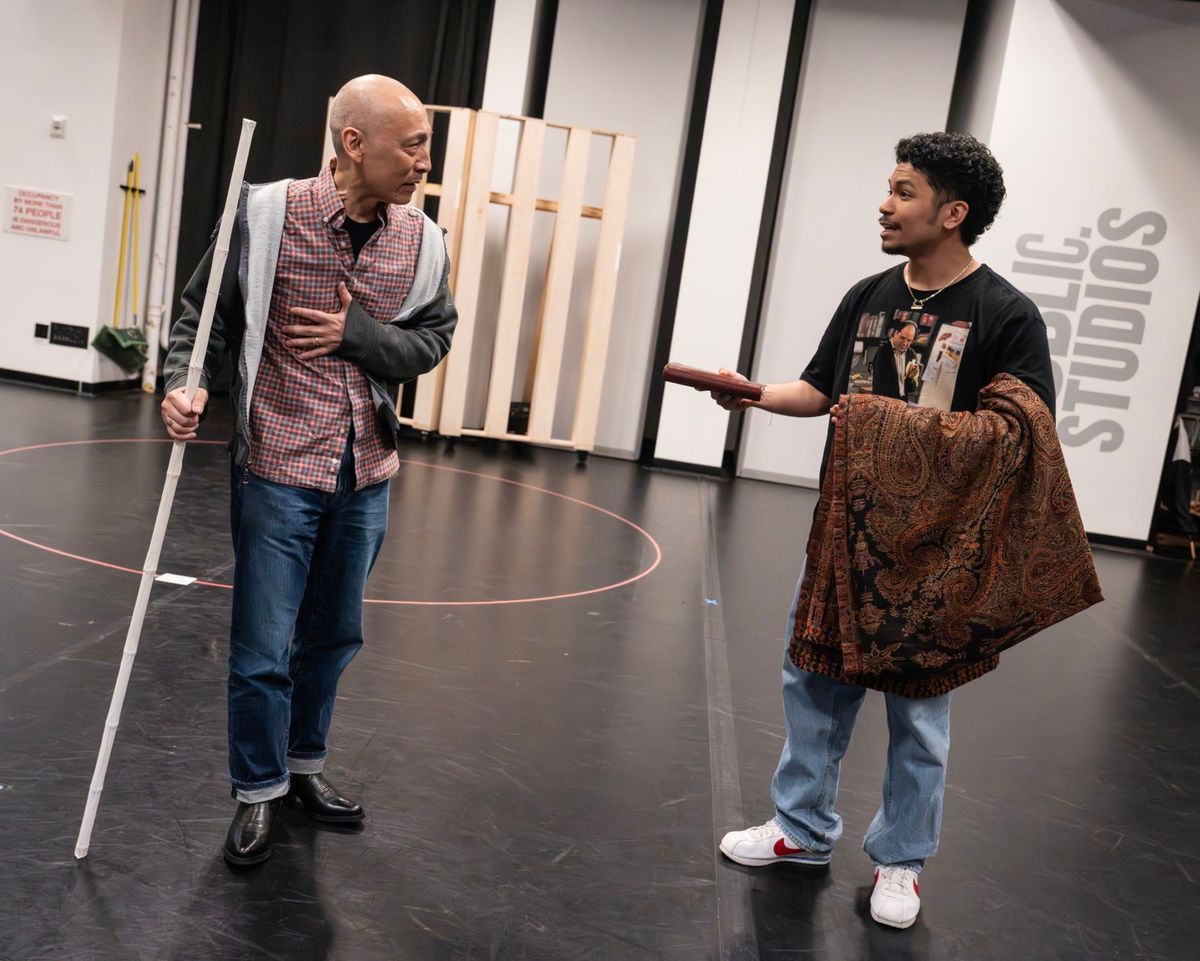 Francis Jue and Daniel Bravo Hernández at Photos: Francis Jue, LaChanze and More in Free Shakespeare in the Park's ROMEO & JULIET Rehearsals