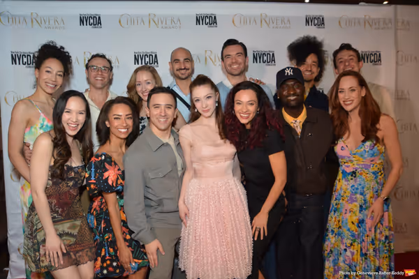 Schmigadoon Cast-Afra Hines, Brandon Block, Becca Petersen, Nathan Lucrezio, Max… Photo