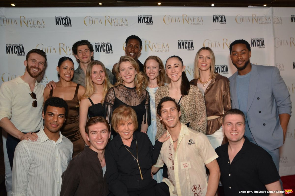From Gotta Dance-Cole Newburg, Kelly Beirne, Barton Cowperthwaite, Liesel Landegger, Melody Rose, Brandon Burks, Deanna Doyle, Samantha Siegel, Libby Lloyd, Ronnie S. Bowman, Jrl, Daniel C. Jones, Drew Minard, Rikki Kane Larimer (Producer), Anthony Cannarella and Andrew Winans (Assoc. Director-Choreoghrapher) at 