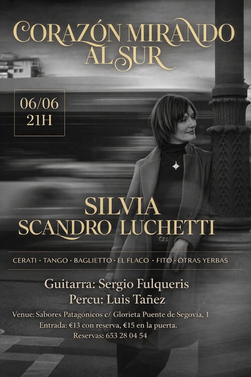 Silvia Scandro Luchetti presenta su concierto CORAZÓN MIRANDO AL SUR Image