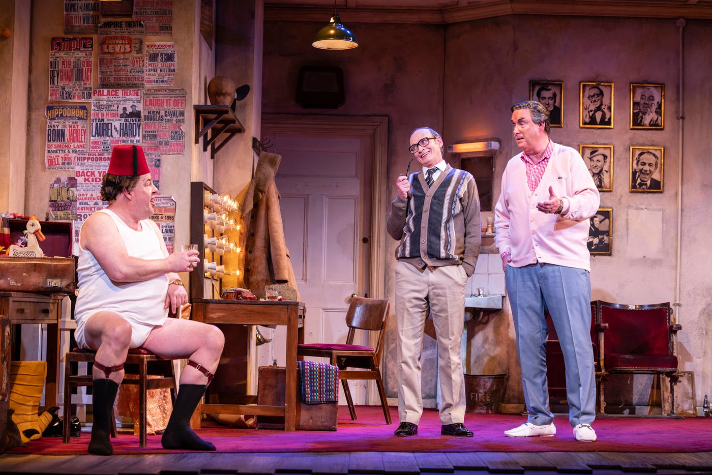 Photos: Steve Royle, Damian Williams, and Simon Cartwright in THE LAST LAUGH UK Tour  Image