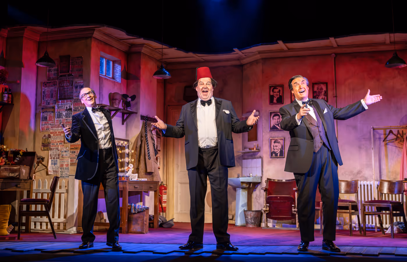 Photos: Steve Royle, Damian Williams, and Simon Cartwright in THE LAST LAUGH UK Tour  Image