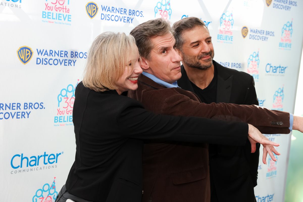 Charlotte d'Amboise, Seth Rudetsky, Tony Yazbeck at 
