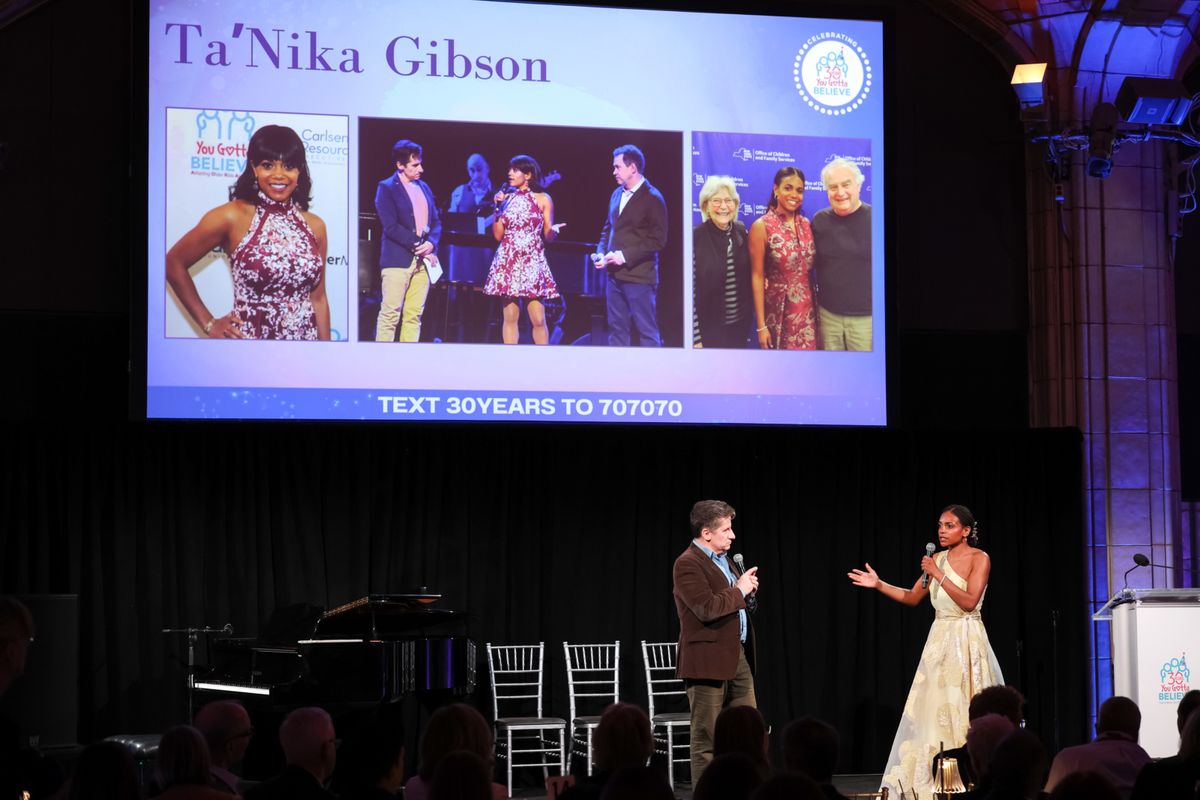 Seth Rudetsky, Ta'Nika Gibson at 
