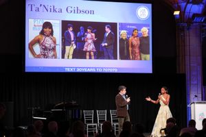 Seth Rudetsky, Ta'Nika Gibson Photo