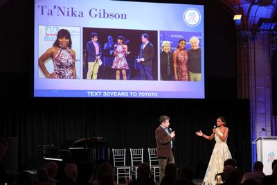 Seth Rudetsky, Ta'Nika Gibson Photo