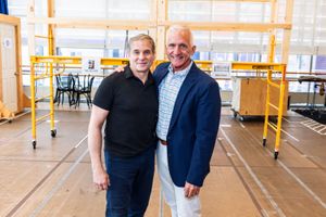Alex Sánchez and Mark S. Hoebee  Photo