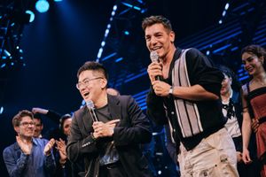 Bowen Yang, Matt Rogers and the Company of Titanique Photo