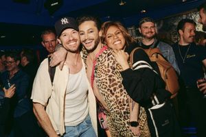Constantine Rousouli, Frankie Grande, and Deborah Cox Photo