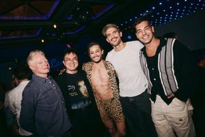 Jesse Tyler Ferguson, Bowen Yang, Frankie Grande, Cheyenne Jackson, and Matt Rogers  Photo
