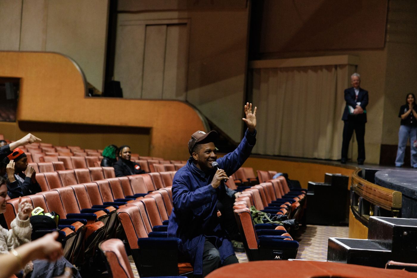 Photos: Leslie Odom Jr., Michael Park & Radio City Rockettes Visit GARDEN OF DREAMS Talent Show Rehearsals  Image