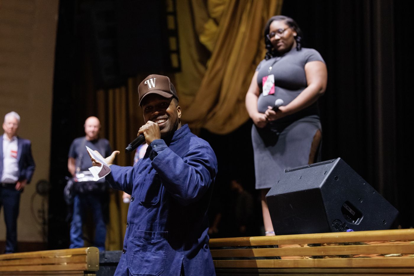 Photos: Leslie Odom Jr., Michael Park & Radio City Rockettes Visit GARDEN OF DREAMS Talent Show Rehearsals  Image