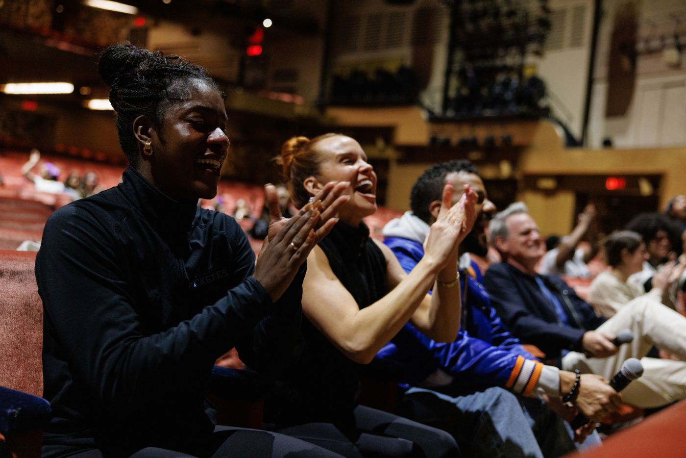 Photos: Leslie Odom Jr., Michael Park & Radio City Rockettes Visit GARDEN OF DREAMS Talent Show Rehearsals  Image