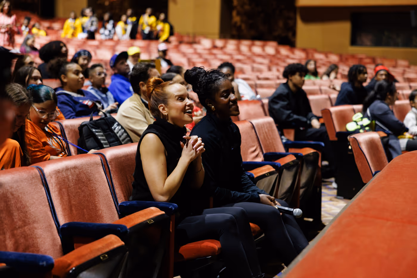 Photos: Leslie Odom Jr., Michael Park & Radio City Rockettes Visit GARDEN OF DREAMS Talent Show Rehearsals  Image