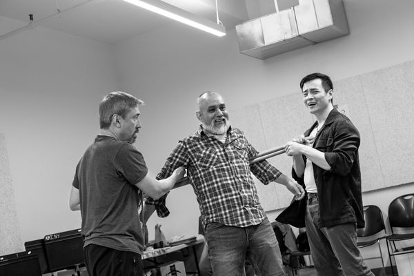 John D. Haggerty, Rajesh Bose, and David Lee Huynh Photo
