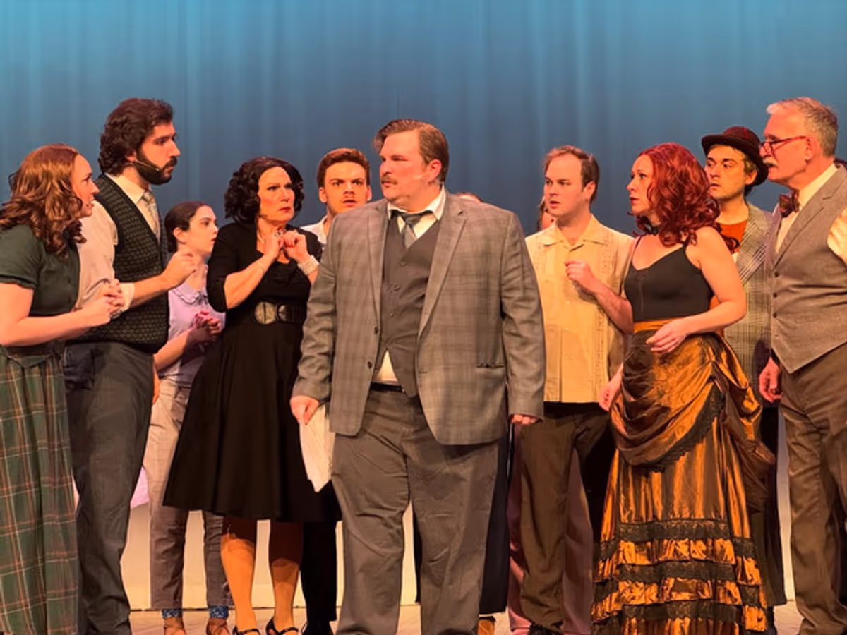 Ashleigh Chrisena Ricci,  Joe Isgar, Kaylee Chernoff, Lisa Ludwig, Cody Gooley, Nicholas Lama, Steven Saelzer, Aime   Walker, Matti LaVigne, Guy Tomassi at Photos: CURTAINS! At Canterbury Woods Performing Arts Center