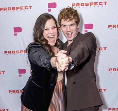 07.Honoree Lindsay Mendez and Jay Armstrong Johnson Photo