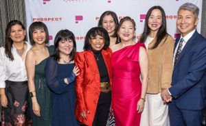 16b.Liz Casasola, Diane Phelan, Ann Harada, Baayork Lee, Karin Mawamoto, Pearl Sun, a Photo