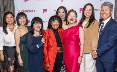 16b.Liz Casasola, Diane Phelan, Ann Harada, Baayork Lee, Karin Mawamoto, Pearl Sun, a Photo
