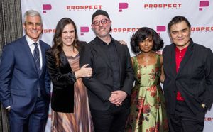 16e.Muse Award honoreees Ken Davenport, Lindsay Mendez, Ryan Scott Oliver, LaChanze,  Photo