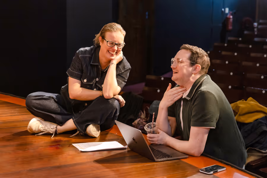Photos: THE PLAY THAT GOES WRONG 13th London Cast in Rehearsal Image