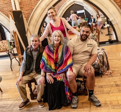 John Middleton, Maureen Lipman, Bailey Patrick Harris, and Elizabeth Bower  Photo