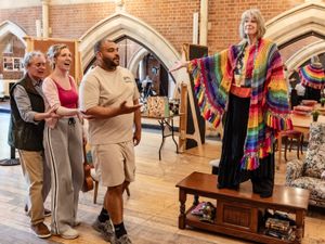 John Middleton, Maureen Lipman, Bailey Patrick Harris, and Elizabeth Bower Photo