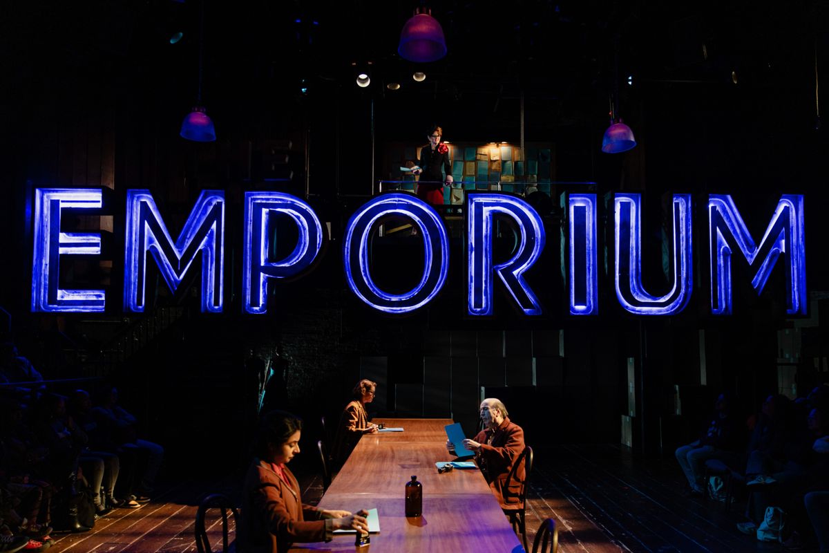 Mahira Kakkar, Eva Kaminsky, Candy Buckley, and Patrick Kerr  at 