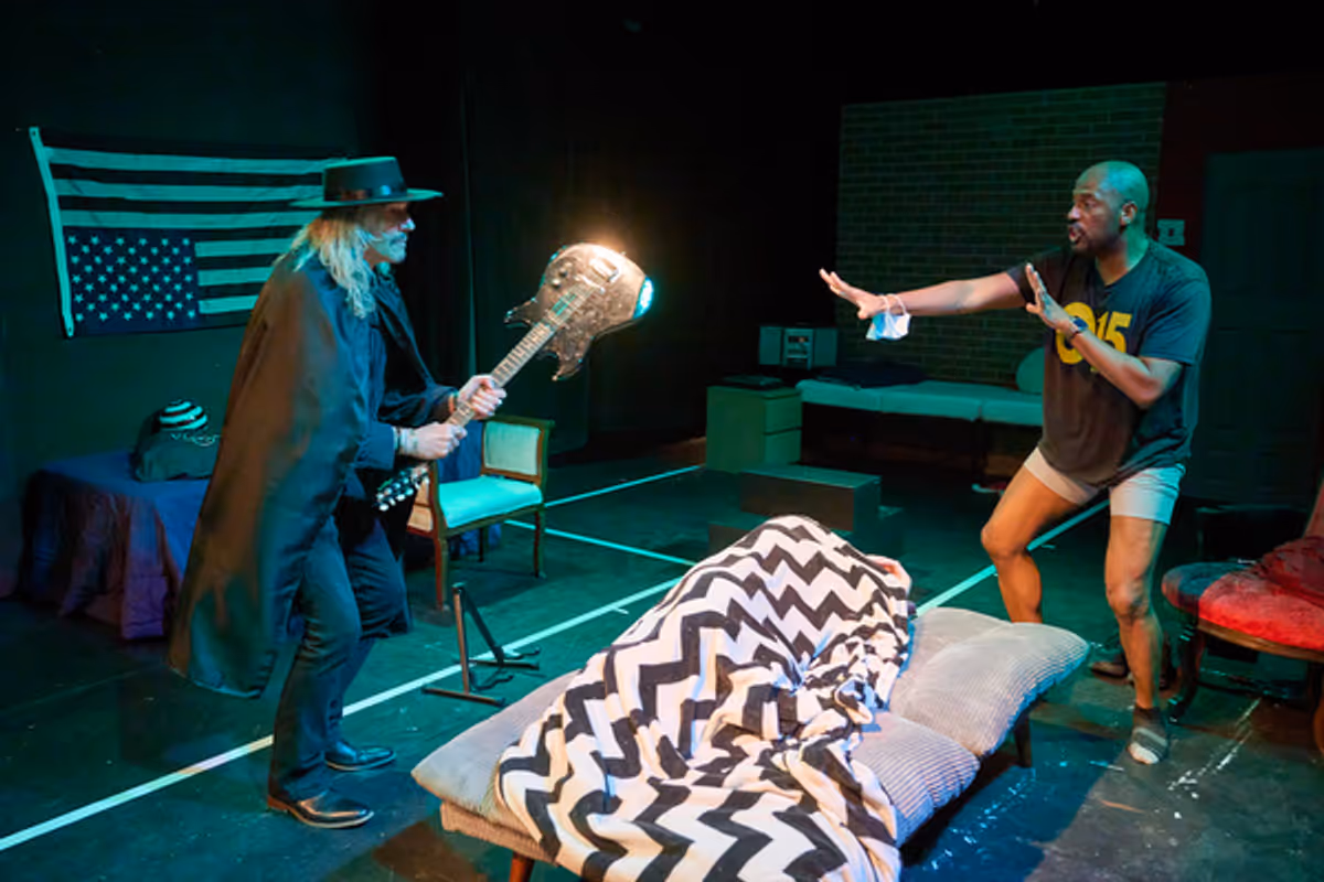 Vincent Lamberti and Kris Coleman at Photos: First Look At COME AND KNOCK DOWN MY DOOR At The Gene Frankel Theatre