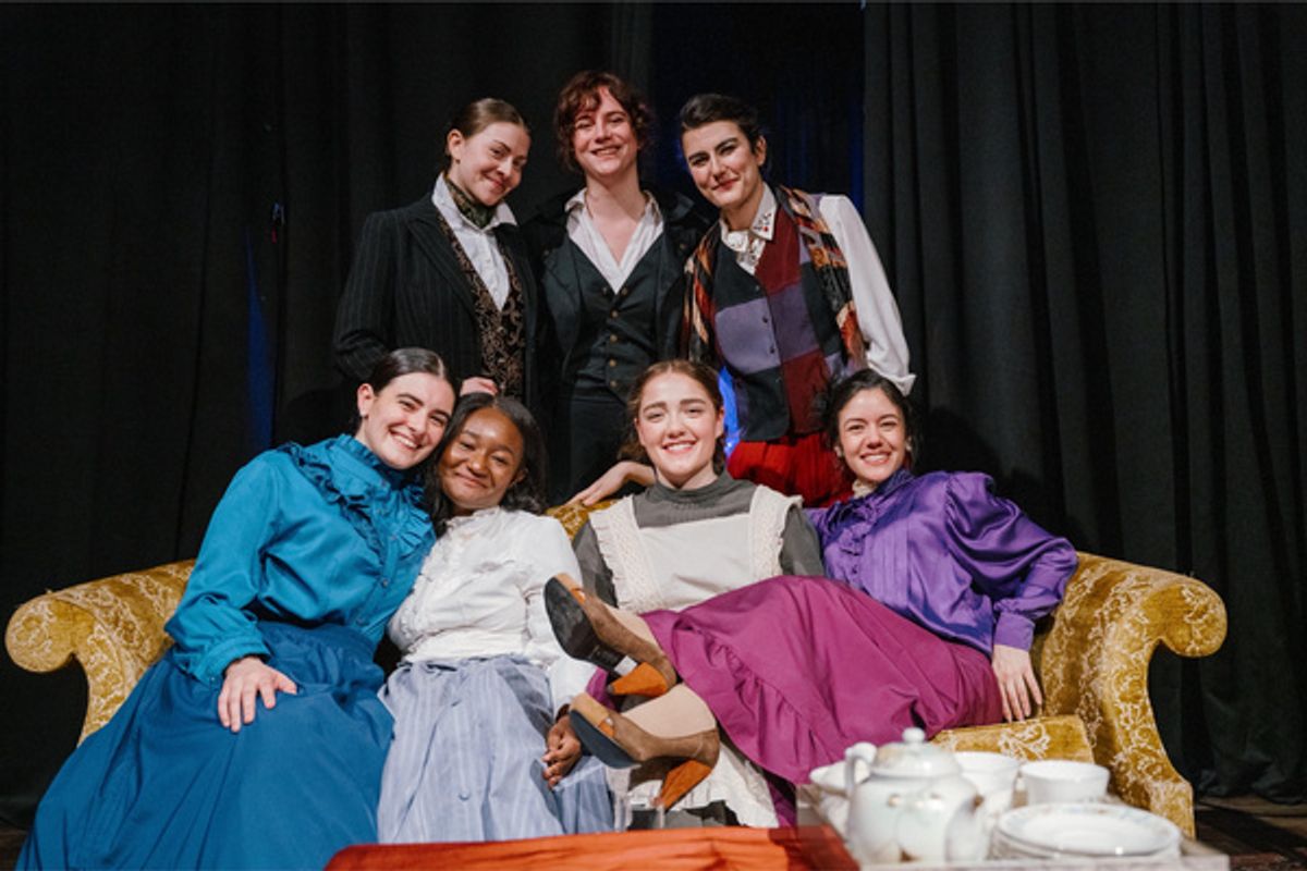Samantha Carlucci, Maribelle Flint, Gillian Mackay Brown, Chiara Aiello, Autumn Maynard, Abby Martineck, Mikey Mor at Photos: All-Female IN THE NEXT ROOM Presented By Final Girls Theater Company