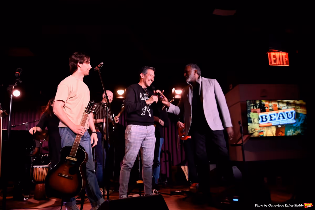 Matt Rodin, Josh Rhodes and Norm Lewis at Photos: BEAU THE MUSICAL Hosts Pop-Up Concert at The Green Room 42
