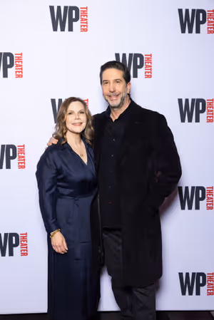 Laura Eason and David Schwimmer @ BroadwayWorld Laura Eason and David Schwimmer Photo