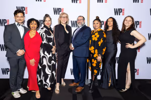 Lisa McNulty, Michael Sag, and members of WP Theate @ BroadwayWorld Lisa McNulty, Michael Sag, and members of WP Theate Photo