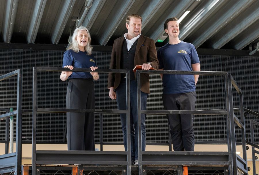 Photos/Video: HIGH SOCIETY in Rehearsal at the Barbican Theatre Image