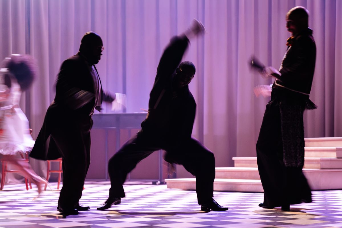 Emmanuel Akwafo, Sule Thelwell, Jamael Westman at Photos: AN IDEAL HUSBAND is Now Playing at Lyric Hammersmith Theatre