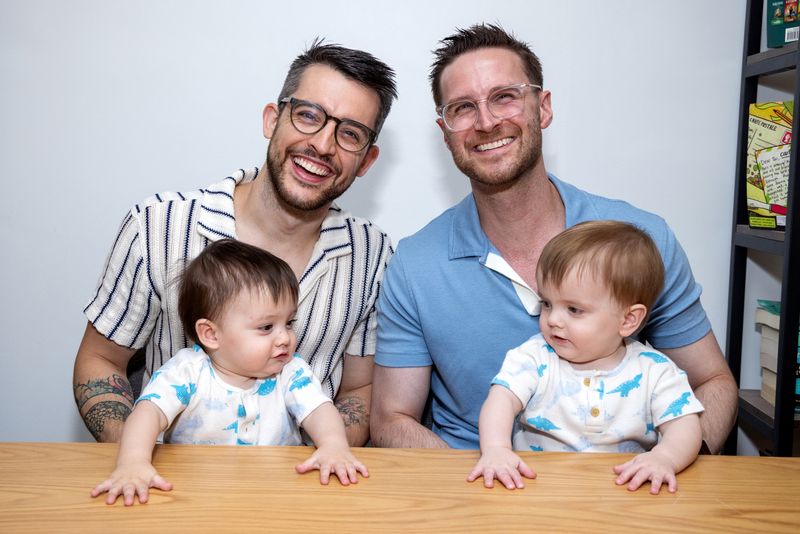 Christopher and Clay Rice-Thomson Met on Tour, Fell in Love, Got Married — and Now They’re Dads Image