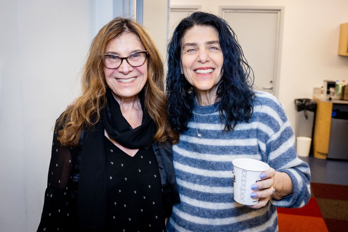 Pamela Gray and Director Sheryl Kaller at Photos: Talia Suskauer, Max Chernin and More in Rehearsals for A WALK ON THE MOON