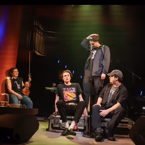 Emma Gervas, Sam Vana, Colum Goebelbecker, and Austin Karkowsky @ BroadwayWorld Emma Gervas, Sam Vana, Colum Goebelbecker, and Austin Karkowsky Photo