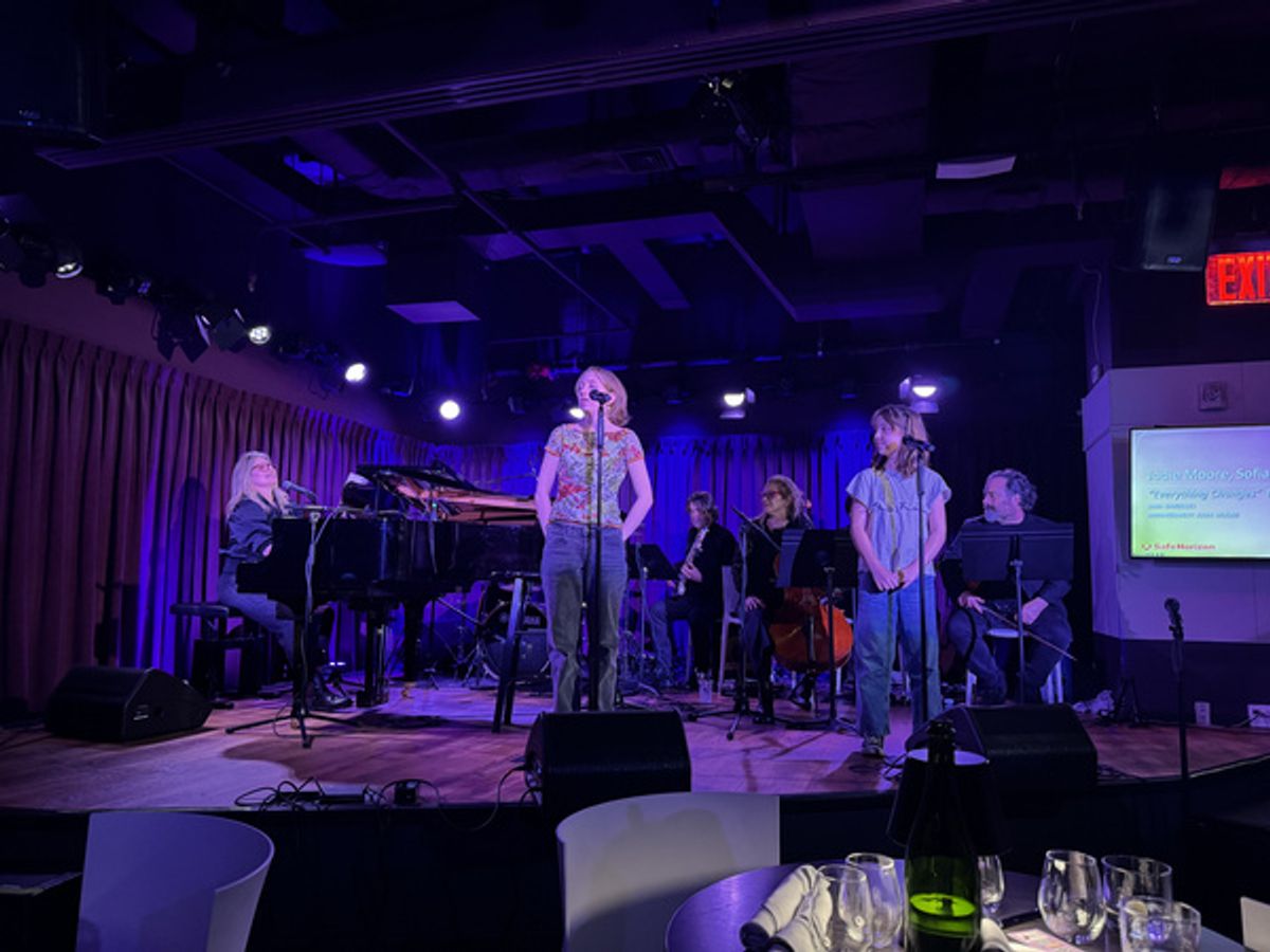 Jodie Moore with her daughters Sofia Tutalo and Hattie Tutalo at Photos: UPTOWN MAMAS Benefit Sells Out Green Room 42, Raises $5K for Domestic Violence Shelter