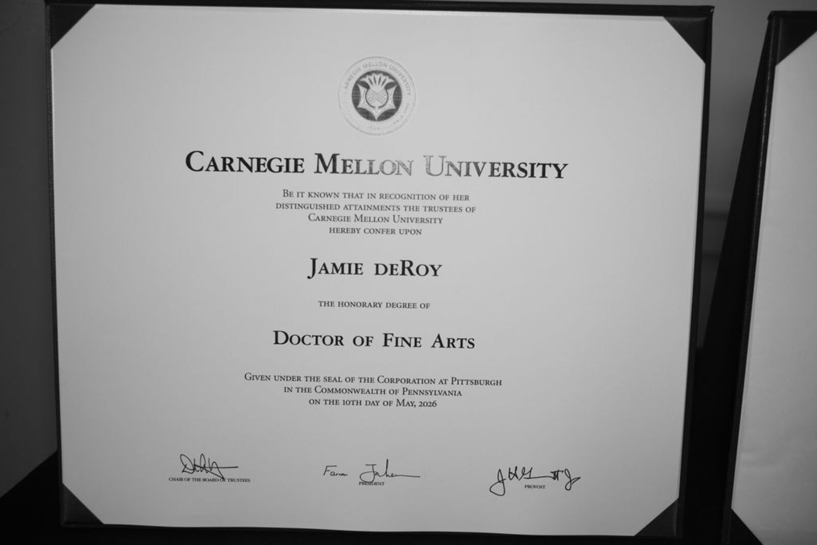 Photos: Producers Jamie deRoy Receives Honorary Doctor of Fine Arts Degree at Carnegie Mellon — photo 9 of 11