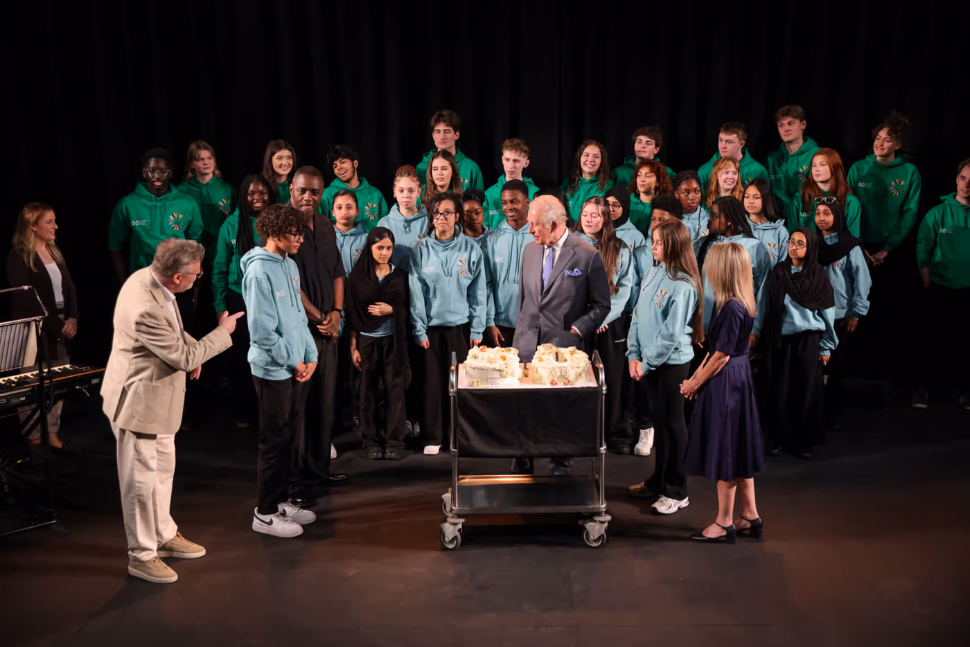 Photos: King Charles III and Sir Idris Elba Join NYMT for 50th Anniversary Celebration Image
