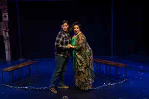 Jonathan Matthews, Nandani Sinha in Does Not Compute @ BroadwayWorld Jonathan Matthews, Nandani Sinha in Does Not Compute Photo