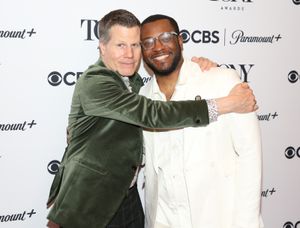 NEW YORK, NEW YORK - MAY 14:  (L-R) Bill Rauch and Zhailon Levingston pose at The 79t Photo